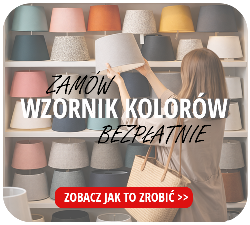 Nie wiesz na jaki kolor lampy się zdecydować? ✓ Zamów próbnik kolorów! ✓ Tylko u producenta oświetlenia LYSNE.PL ✓