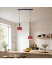 Designerska lampa wisząca z chromowanym wykończeniem MONTANA