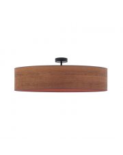 Fornirowa lampa sufitowa GRENADA ECO fi - 80 cm ECO - kolor kasztanowy