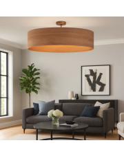 Lampa sufitowa 100 cm w skandynawskim stylu GRENADA ECO fi - 100 cm - kolor orzechowy