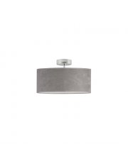 Plafon skandynawski w kolorze szarym WENECJA VELUR fi - 30 cm kolor szary