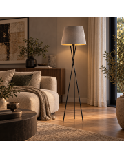 Nowoczesna lampa podłogowa do salonu TOKIO VELUR