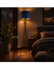 Lampa podłogowa na trzech nogach TOKIO VELUR
