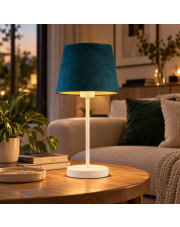 Lampka nocna do sypialni SIENA VELUR