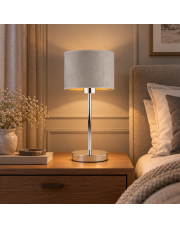 Skandynawska lampa stołowa do salonu NICEA VELUR