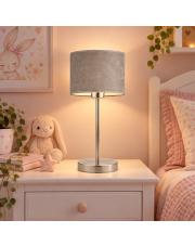 Lampka nocna do salonu w stylu skandynawskim NICEA VELUR