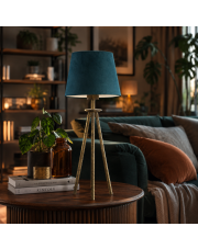 Lampka stołowa w stylu loft BERGEN VELUR