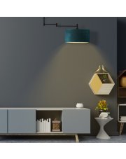 Nowoczesna lampa przysufitowa RANGUN VELUR