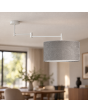 Skandynawska lampa sufitowa z regulowanym ramieniem RANGUN VELUR
