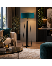 Nowoczesna lampa stojąca do salonu MOSS VELUR