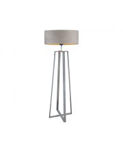 Duża lampa stojąca z abażurem MOSS VELUR