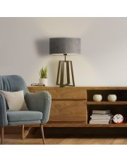 Nowoczesna lampa stołowa do salonu THOR VELUR w stylu skandynawskim