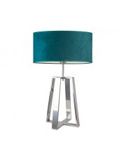Srebrna lampa stołowa na czworonogu THOR VELUR