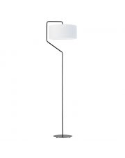 Biała lampa stojąca do salonu TESALLIA 