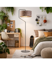 Designerska lampa stojąca do salonu do czytania TESALLIA