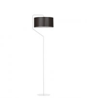 Klasyczna lampa stojąca z brązowym abażurem TESALLIA 