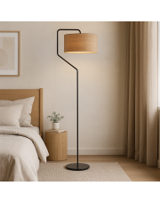 Funkcjonalna lampa stojąca do czytania w łóżku TESALLIA ECO