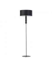 Czarna lampa stojąca do salonu BERMUDY