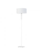 Biała lampa podłogowa z kulami BERMUDY