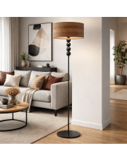 Designerska lampa podłogowa do salonu BERMUDY ECO