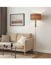 Nowoczesna lampa stojąca do pokoju dziennego BERMUDY ECO z ozdobnym stelażem