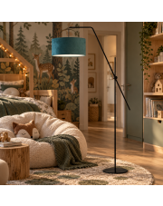 Regulowana lampa stojąca do pokoju dziecka BILBAO VELUR minimalistyczna lampa podłogowa LED