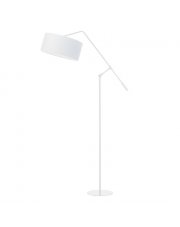 Biała lampa stojąca w stylu glamour LIBERIA