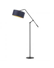 Lampa stojąca do sypialni na długim wysięgniku LIBERIA GOLD