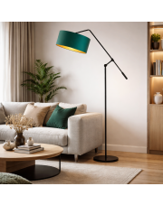 Regulowana lampa stojąca LIBERIA GOLD w stylu urban jungle