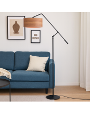 Designerska lampa stojąca z regulowanym ramieniem LIBERIA ECO