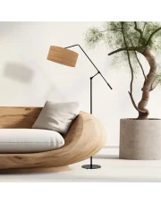 Designerska lampa stojąca z regulowanym ramieniem LIBERIA ECO