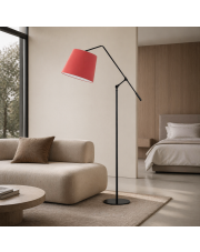 Designerska lampa podłogowa z regulacją kąta padania światła FOYA