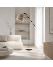 Designerska lampa podłogowa z regulowanym ramieniem FOYA