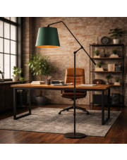 Regulowana lampa stojąca do czytania w łóżku FOYA GOLD