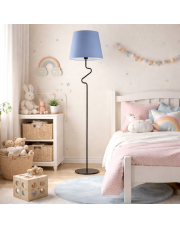Dziecięca lampa stojąca w kolorze niebieskim FOGO