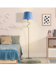 Dziecięca lampa stojąca w kolorze niebieskim FOGO
