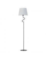 Czarna lampa stojąca FOGO w stylu skandynawskim