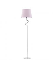 Dziewczęca lampa podłogowa z abażurem FOGO