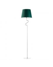 Zielona lampa podłogowa w stylu urban jungle FOGO