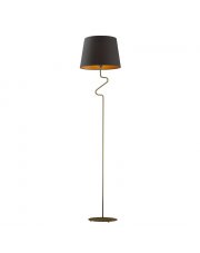 Nowoczesna lampa podłogowa do salonu FOGO GOLD