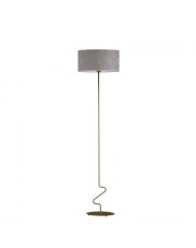 Designerka lampa stojąca z abażurem JERSEY VELUR