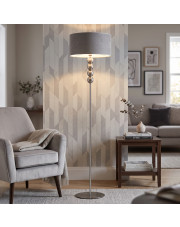 Skandynawska lampa stojąca z kulami BERMUDY VELUR do salonu