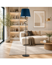 Ozdobna lampa podłogowa do salonu FOGO VELUR