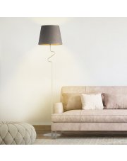 Skandynawska lampa podłogowa do czytania LED FOGO VELUR