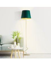 Lampa podłogowa do salonu w stylu urban jungle SURAT GOLD