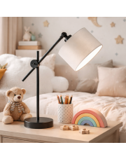 Lampka nocna z regulacją kąta padania światła MALI w stylu skandynawskim