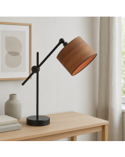 Skandynawska lampa stołowa do salonu MALI ECO z regulowanym ramieniem