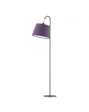 Fioletowa lampa stojąca do salonu w stylu art deco TALLIN