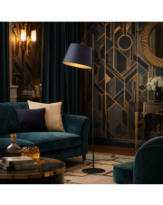 Łukowata lampa stojąca TALLIN GOLD