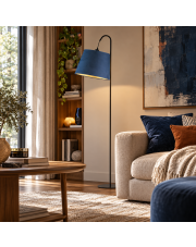 Elegancka lampa podłogowa do salonu TALLIN VELUR